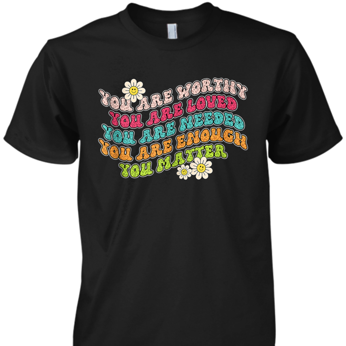 You Matter Kindness Be Kind Leopard Mental Health T-Shirt
