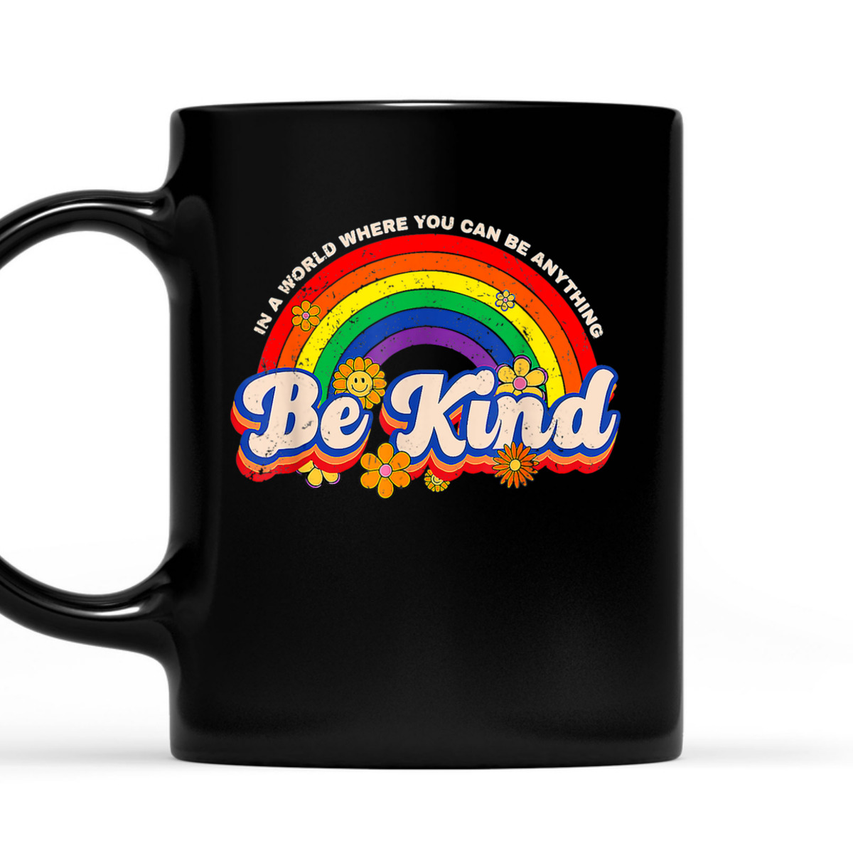 Retro Groovy Be Kind Pride LGBTQ Gay LGBT Ally Rainbow Flag T-Shirt Retro Groovy Be Kind Pride LGBTQ Gay LGBT Ally Rainbow Flag T-Shirt