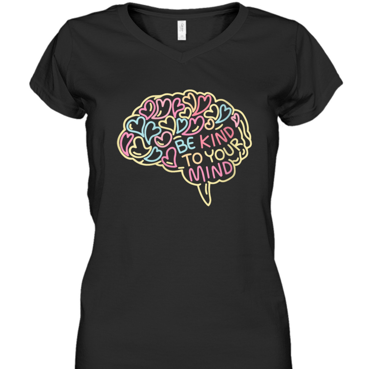 Womens Mental Health Awareness Brain Be Kind To Your Mind T-Shirt