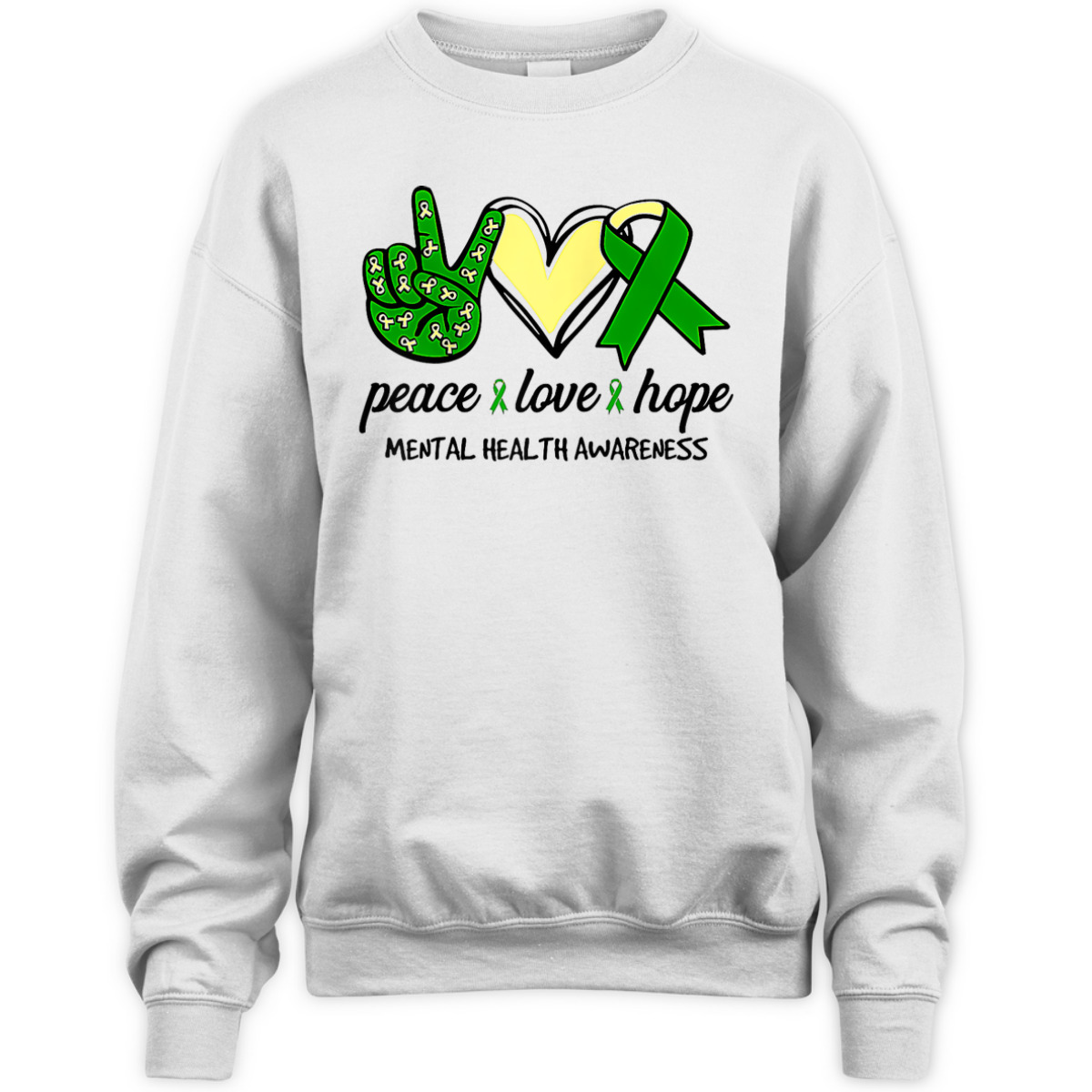 Mental Health Awareness Ribbon Family You Matter Kindness T-Shirt