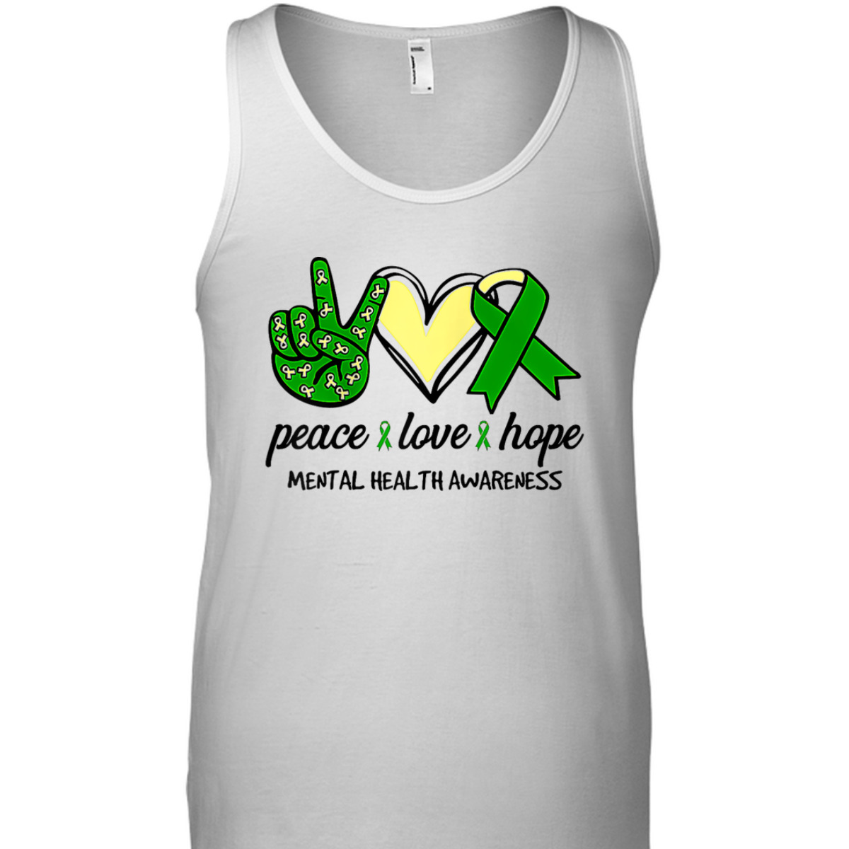 Mental Health Awareness Ribbon Family You Matter Kindness T-Shirt