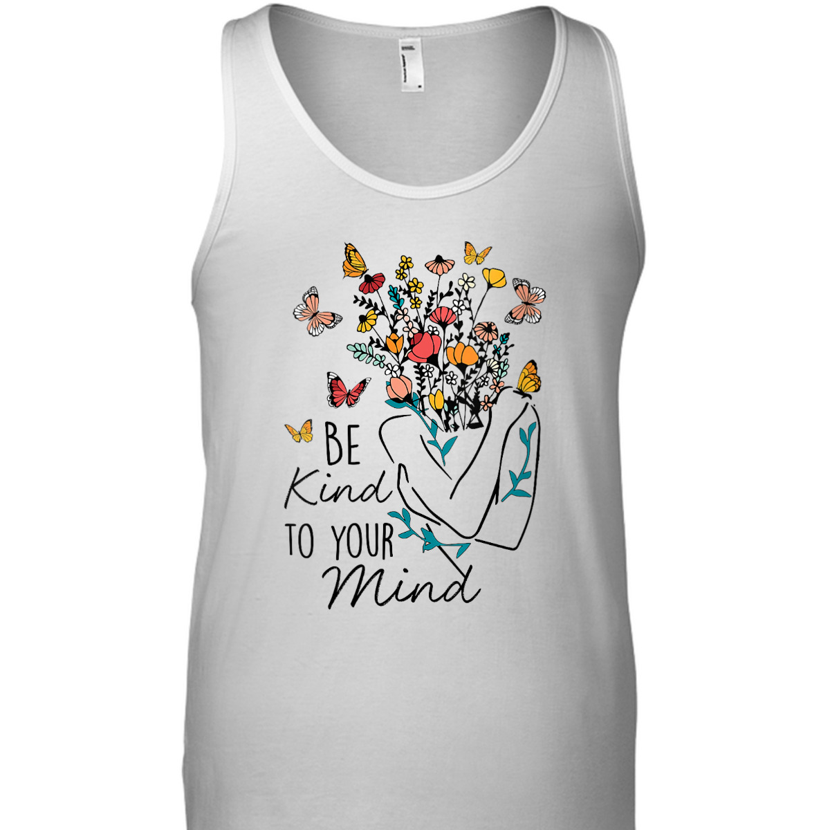 Womens Women Be Kind To Your Mind Flower Mental Health Awareness T-Shirt Womens Women Be Kind To Your Mind Flower Mental Health Awareness T-Shirt