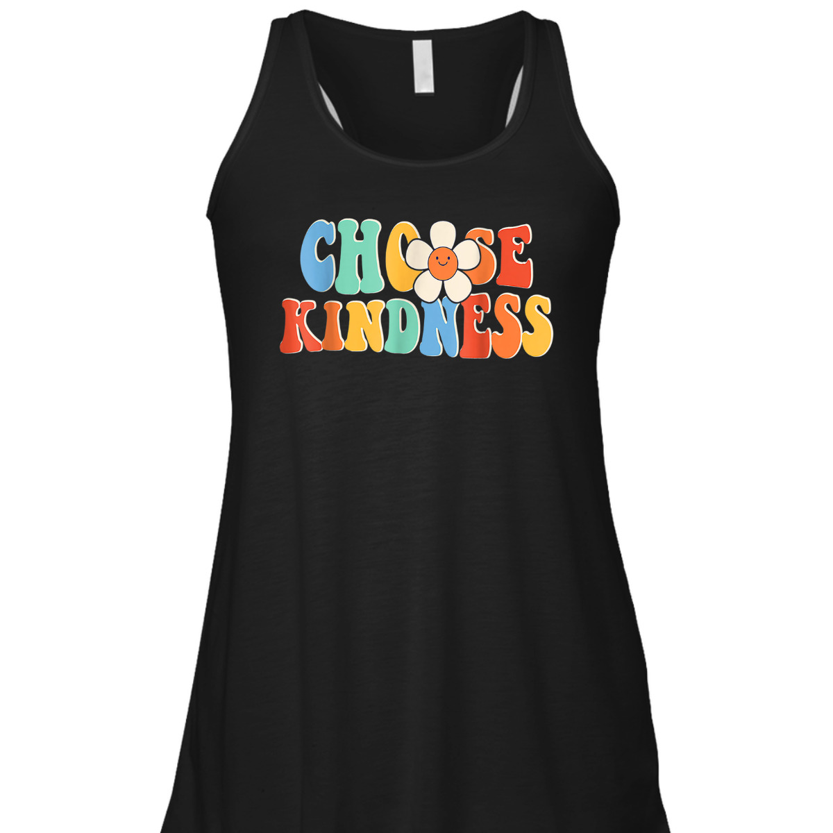 Choose Kindness Retro Groovy Daisy Be Kind Inspirational T-Shirt