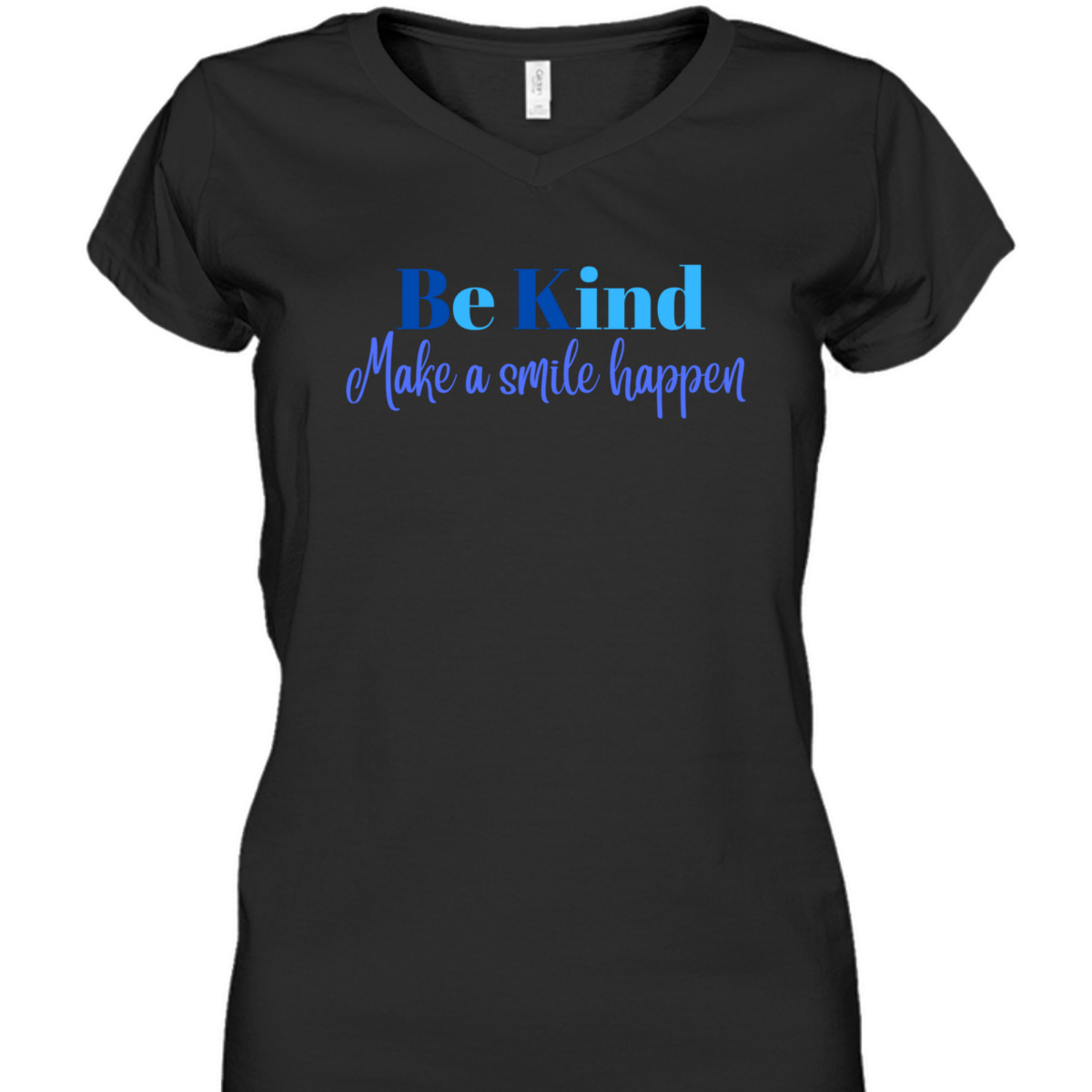 Be Kind, Make A Smile Happen Inspirational T-Shirt