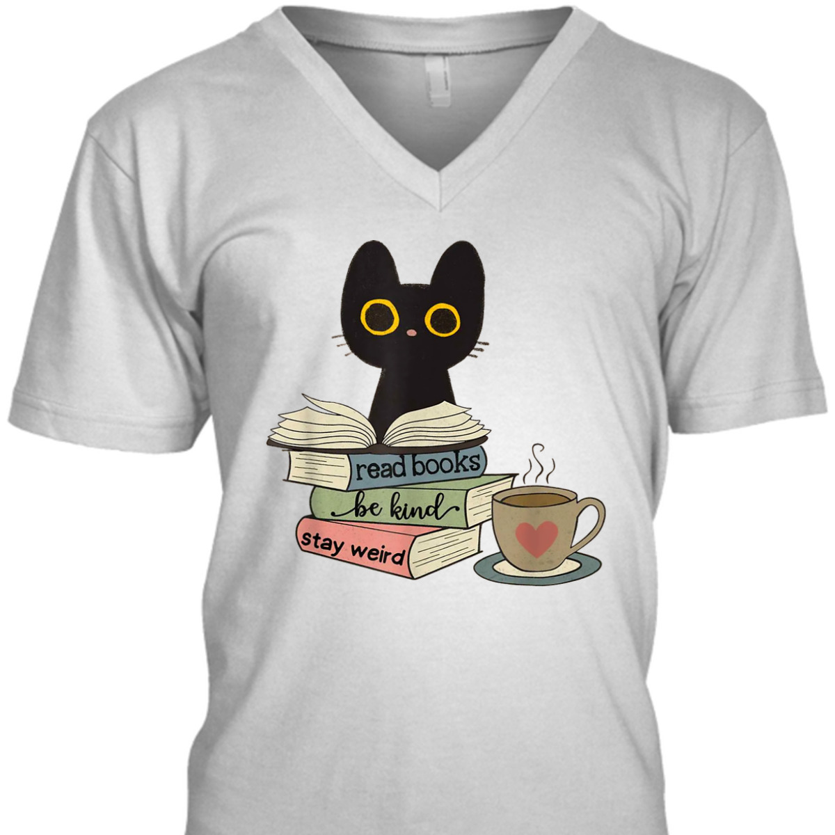 Read Books Be Kind Stay Weird T-Shirt