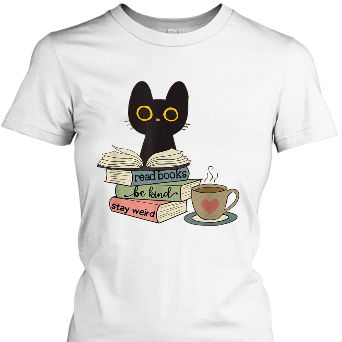 Read Books Be Kind Stay Weird T-Shirt