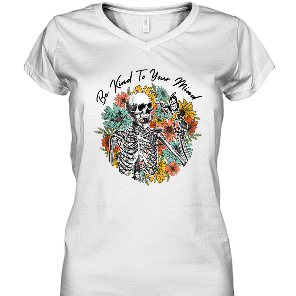 Retro Skeleton Be Kind To Your Mind Mental Health Matters T-Shirt Retro Skeleton Be Kind To Your Mind Mental Health Matters T-Shirt