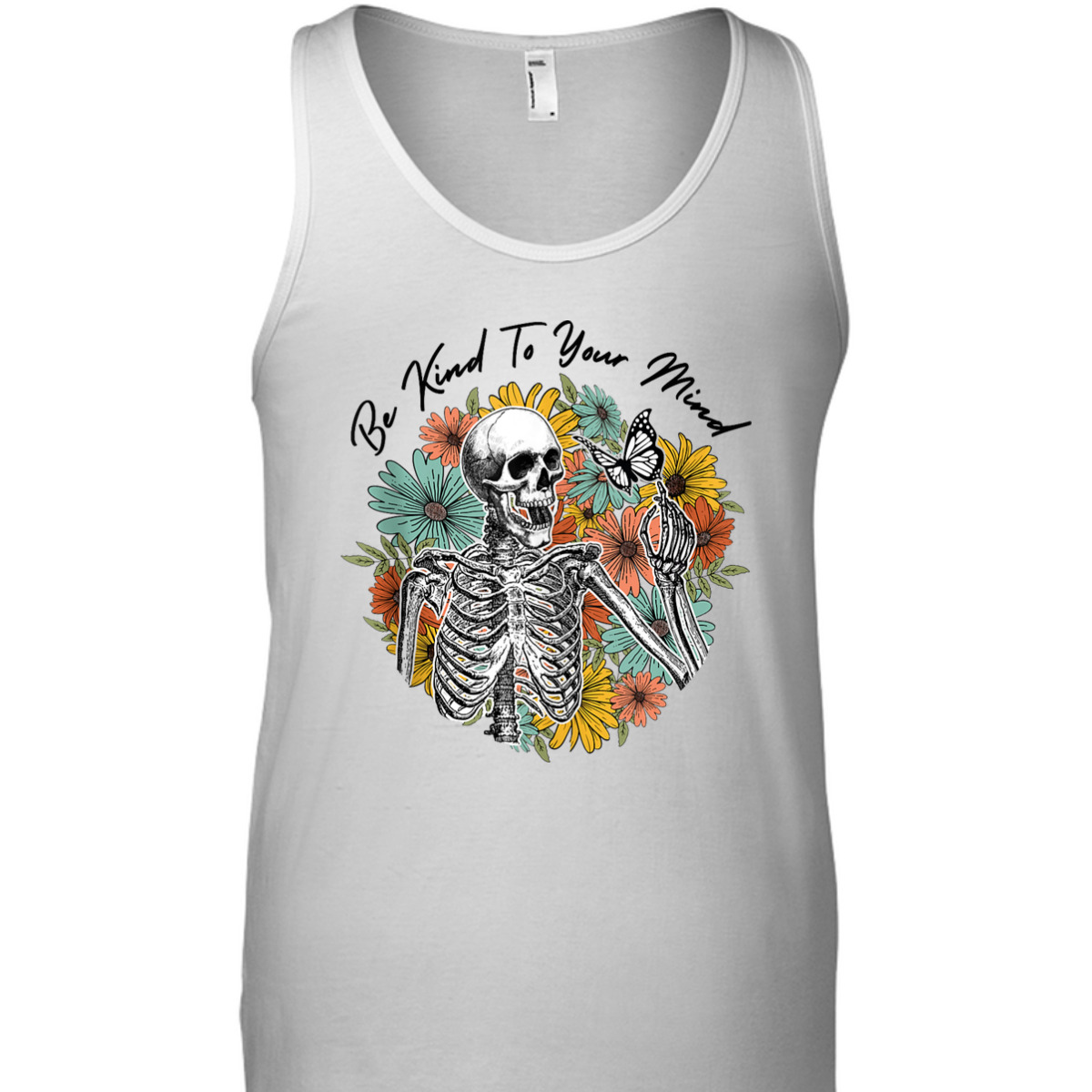 Retro Skeleton Be Kind To Your Mind Mental Health Matters T-Shirt Retro Skeleton Be Kind To Your Mind Mental Health Matters T-Shirt