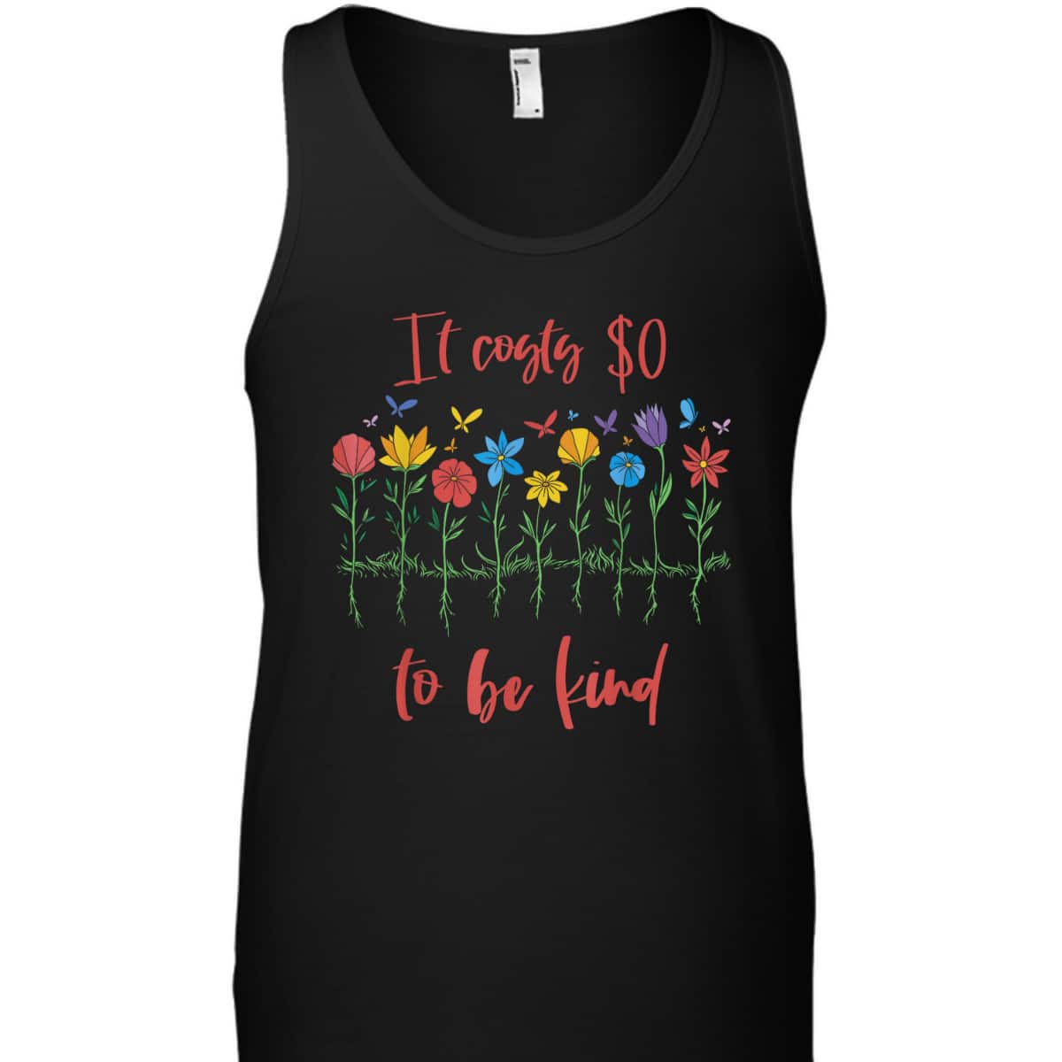 Girls Kindness It Costs 0$ To Be Kind Be Kind T-Shirt