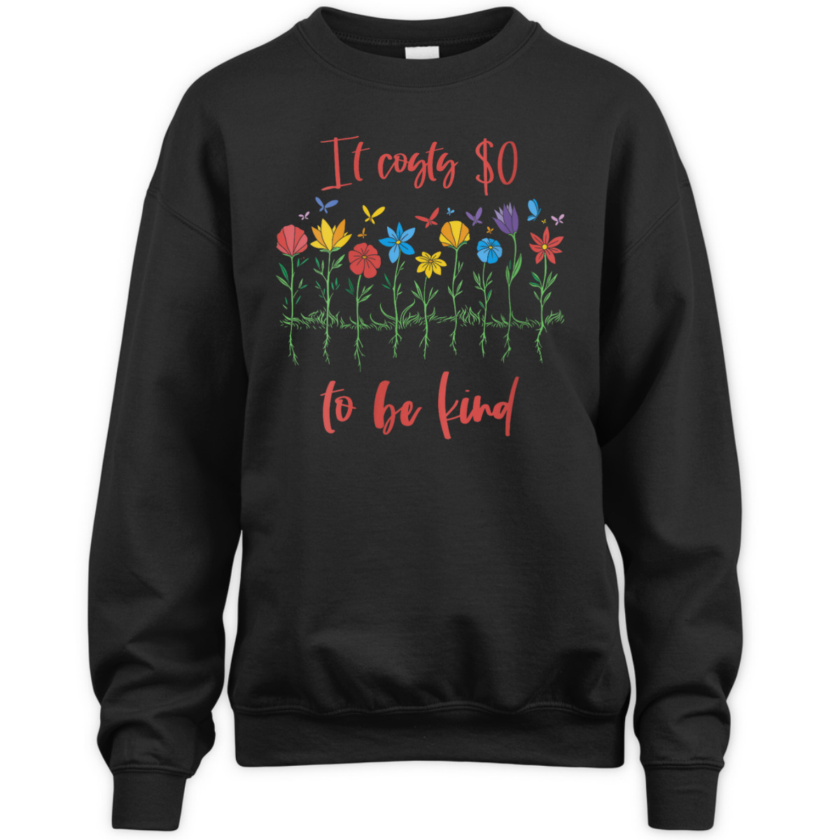 Womens Girls Kindness It Costs 0$ To Be Kind Be Kind T-Shirt