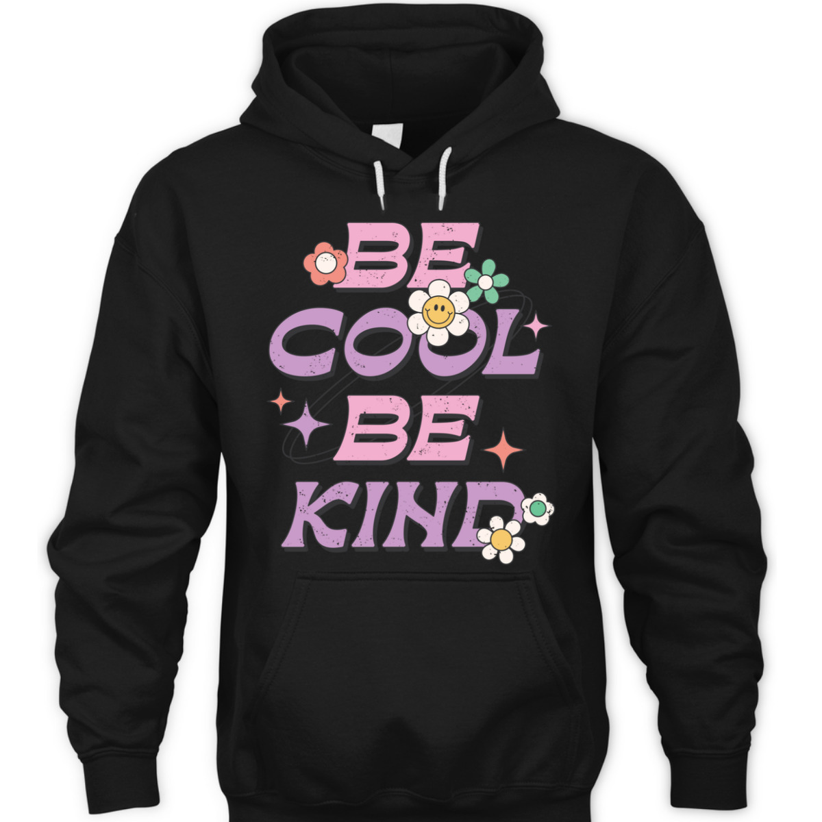 Be Cool Be Kind Happy Daisy Retro Pink Purple Positivity Y2K T-Shirt Be Cool Be Kind Happy Daisy Retro Pink Purple Positivity Y2K T-Shirt