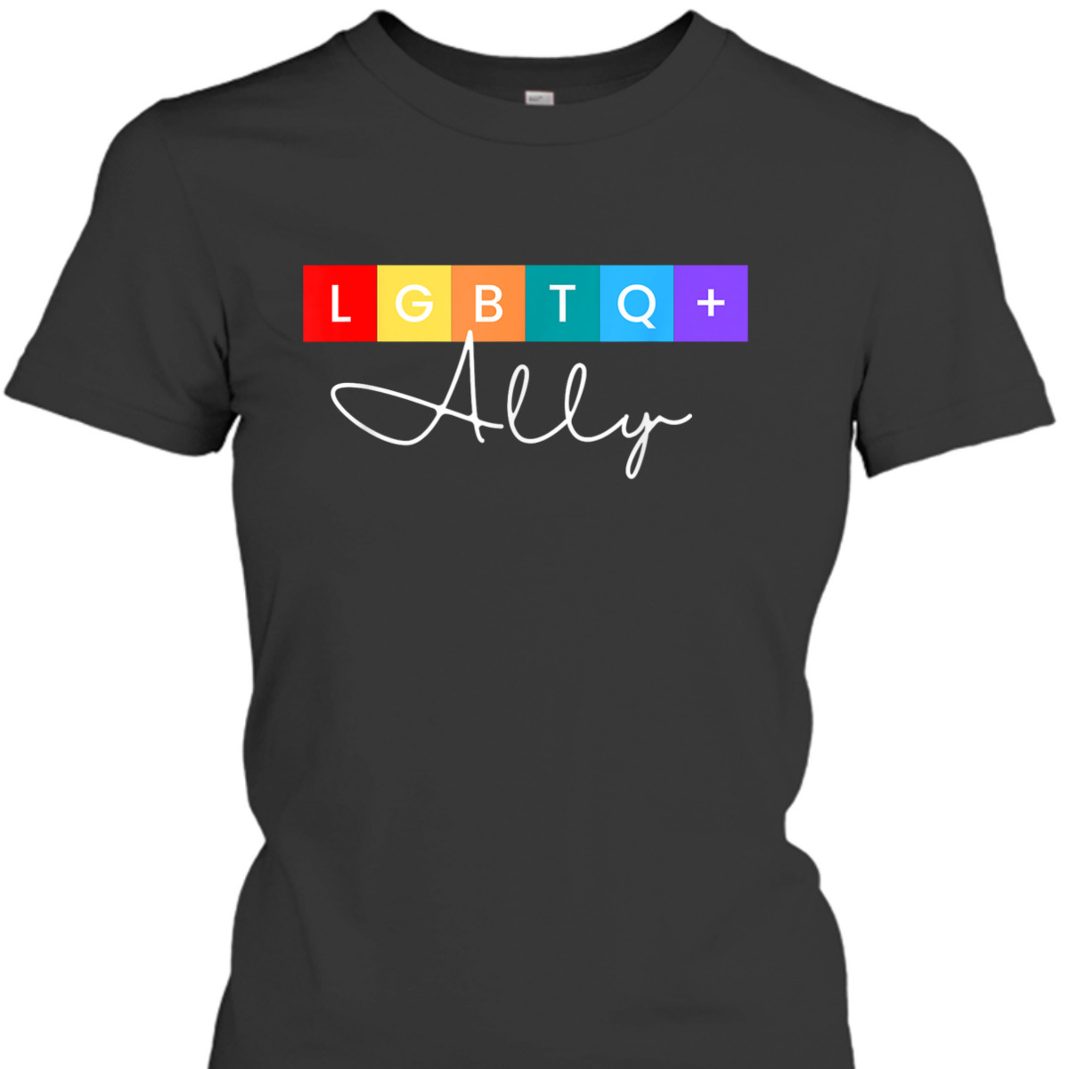 LGBTQ Ally - Inclusive Gay Transgender Rights Pride T-Shirt