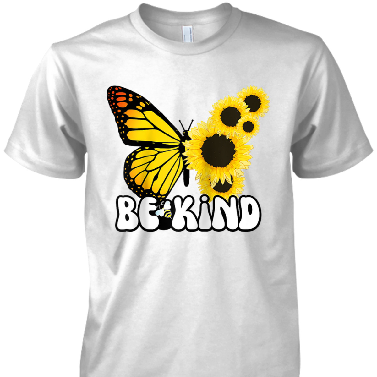 Be Kind Orange Unity Day Antibulliyng Orange Butterfly T-Shirt