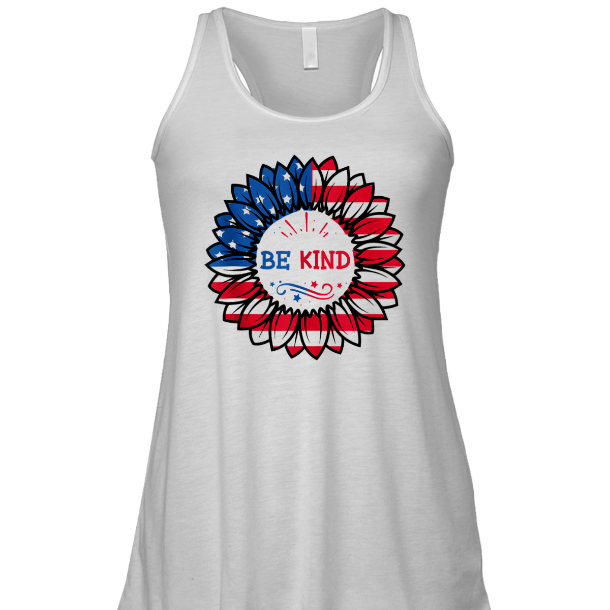 4th Of July Be Kind Sunflower Red White And Blue Gifts T-Shirt 4th Of July Be Kind Sunflower Red White And Blue Gifts T-Shirt