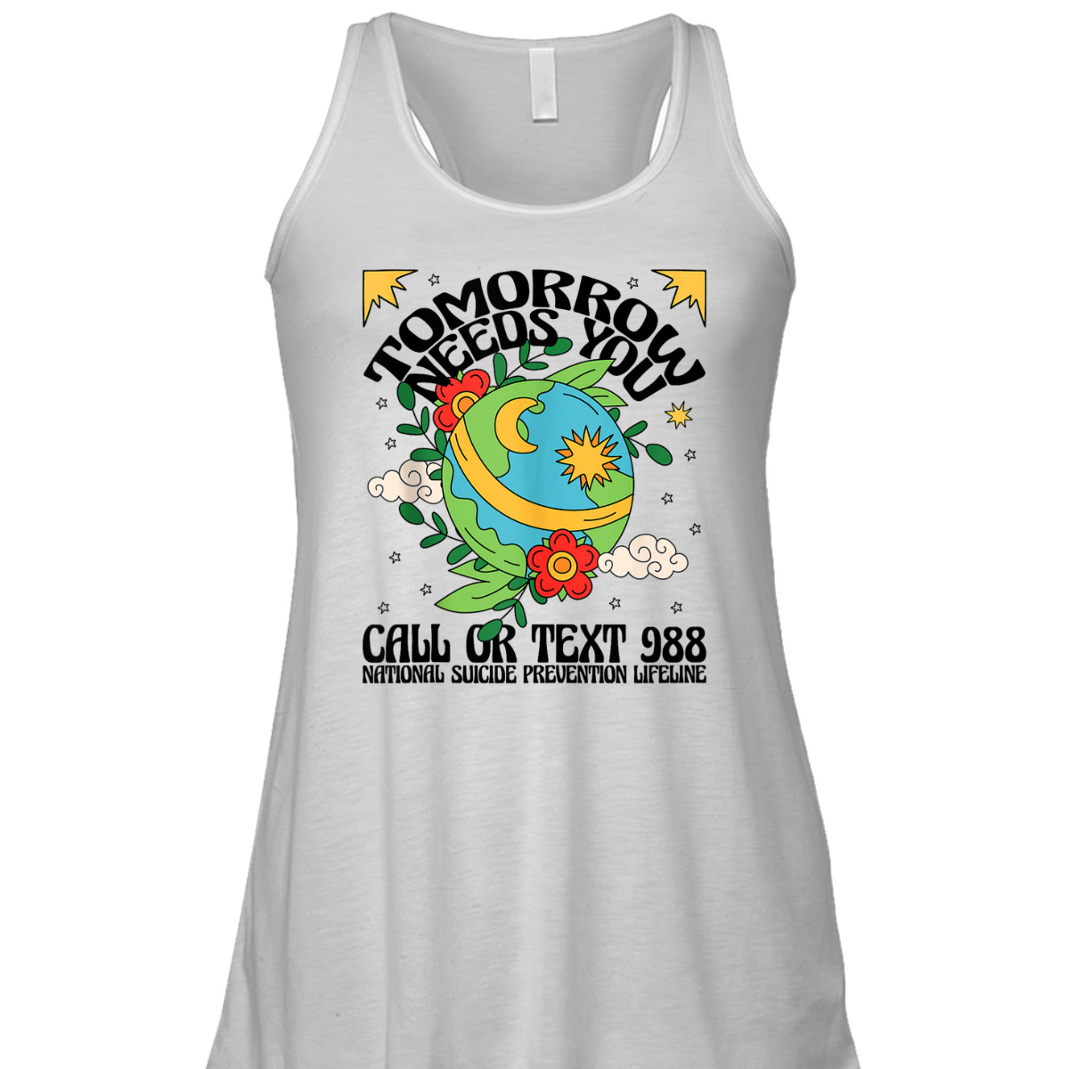 Retro Tomorrow Needs You 988 Suicide Prevention Awareness T-Shirt Retro Tomorrow Needs You 988 Suicide Prevention Awareness T-Shirt