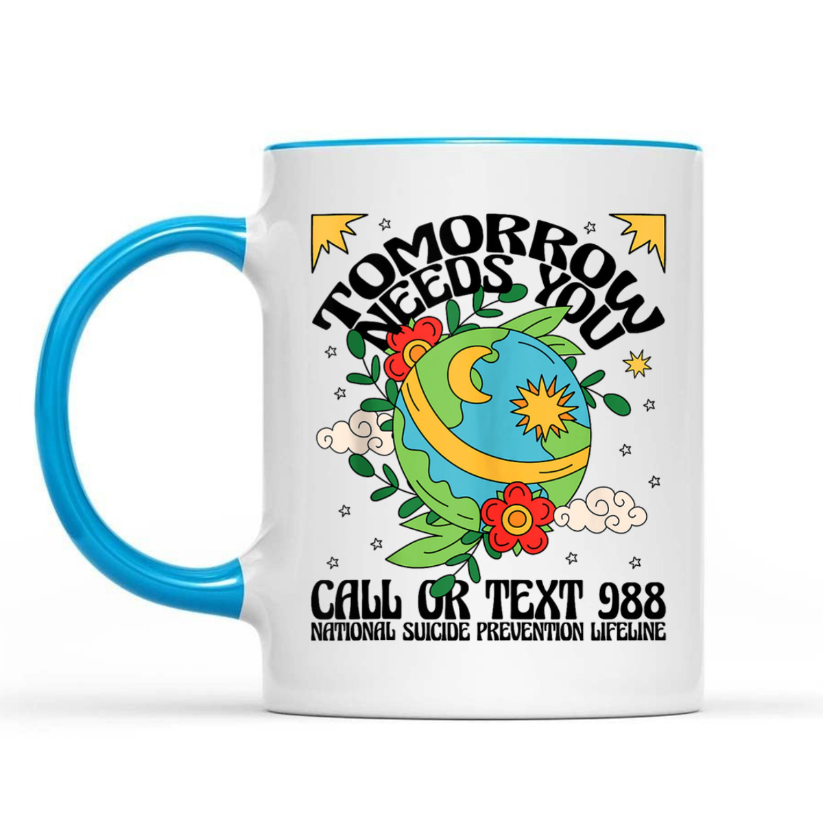 Retro Tomorrow Needs You 988 Suicide Prevention Awareness T-Shirt