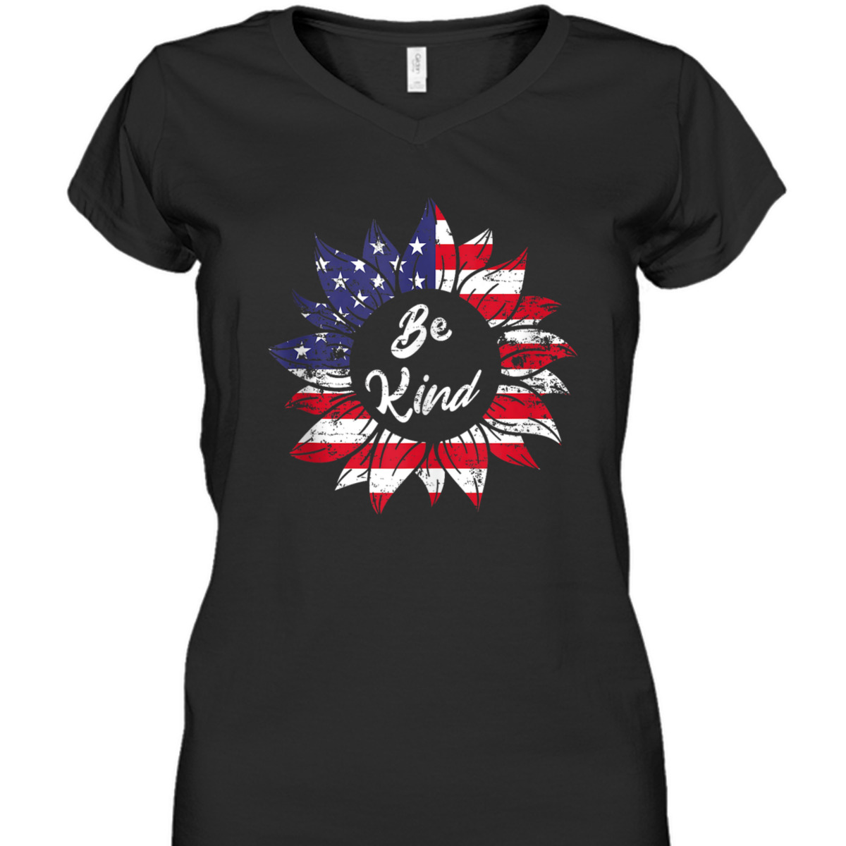 4th Of July Be Kind Sunflower Red White And Blue USA Patriot T-Shirt 4th Of July Be Kind Sunflower Red White And Blue USA Patriot T-Shirt