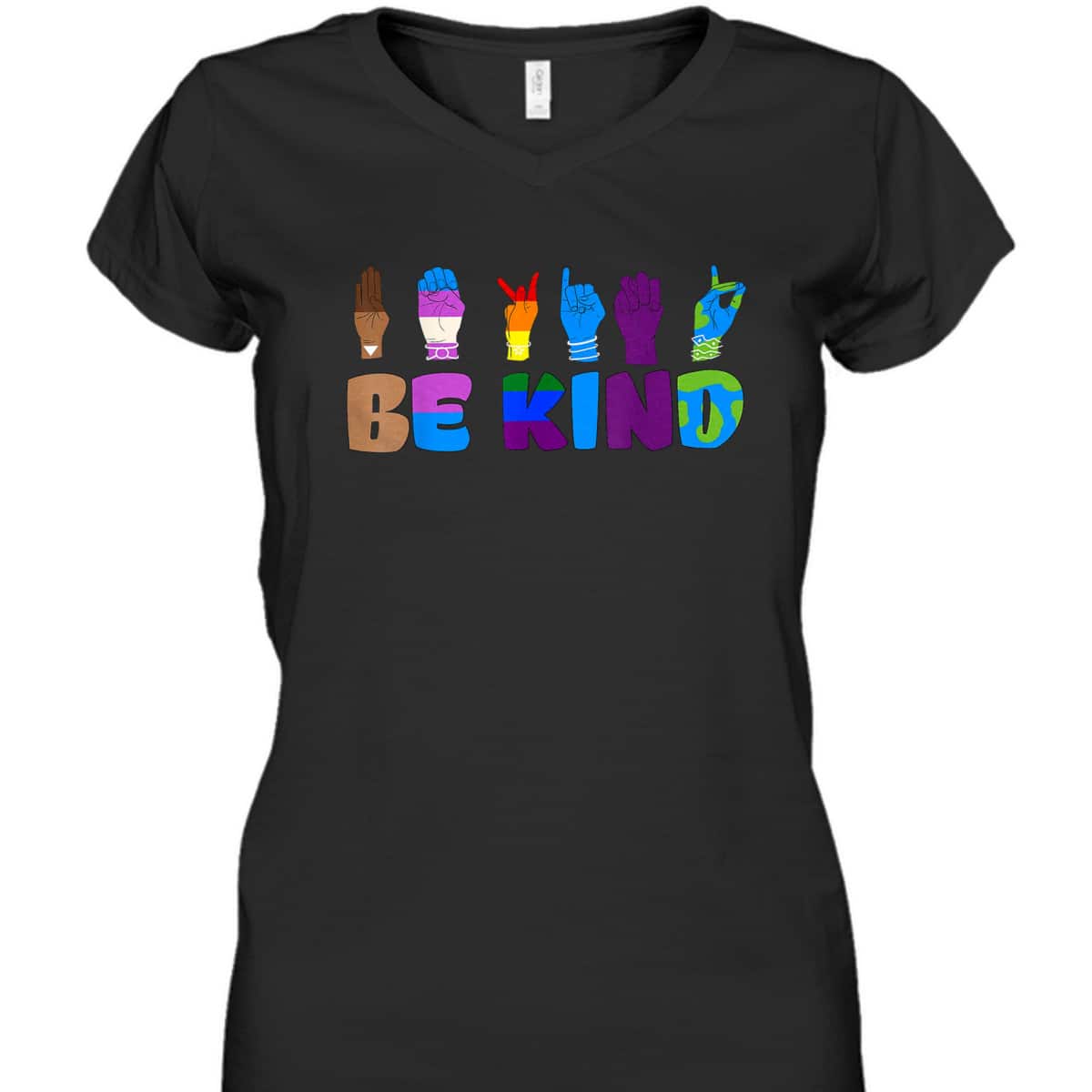 Be Kind Language BLM Racial Justice Social Equality T-Shirt