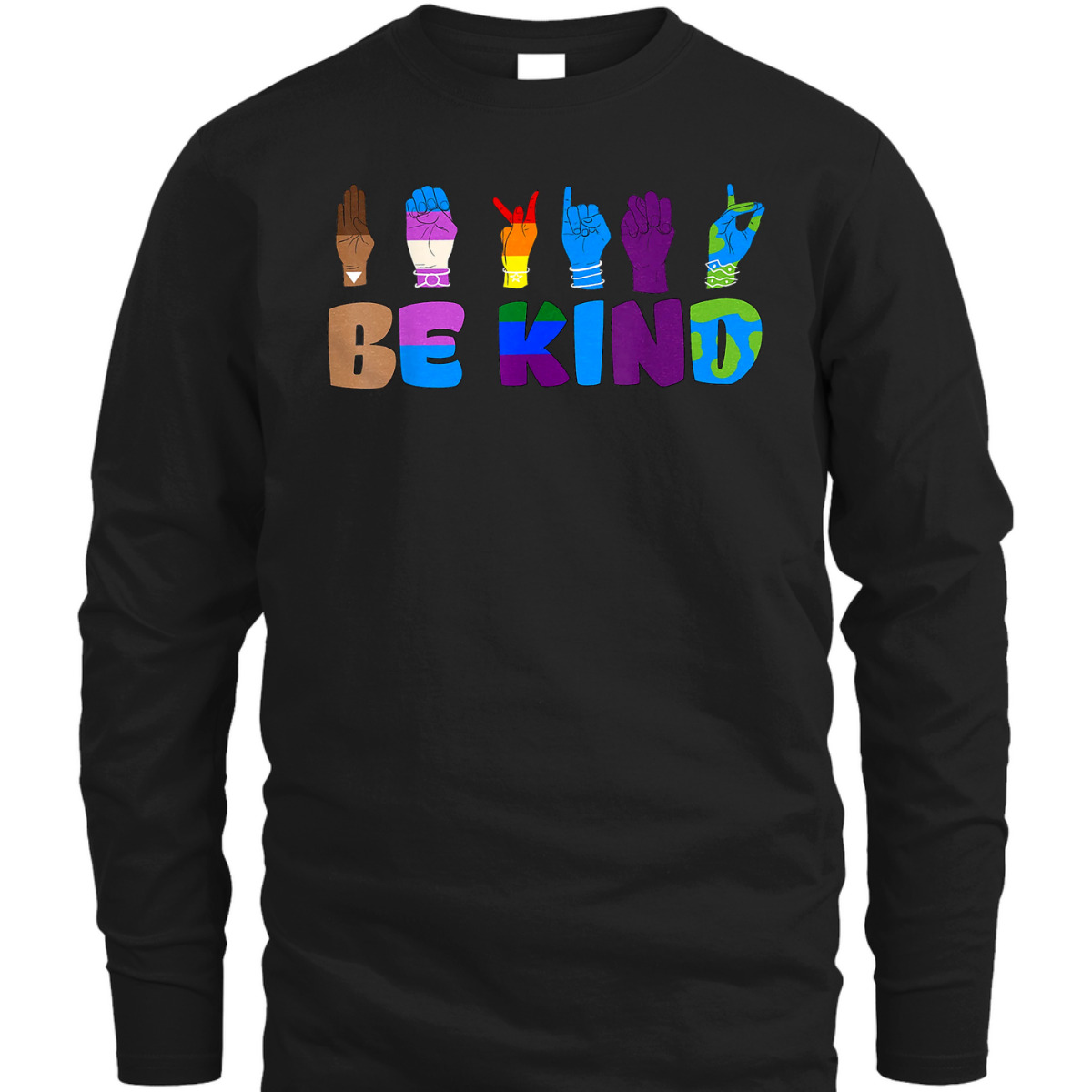 Be Kind Language BLM Racial Justice Social Equality T-Shirt