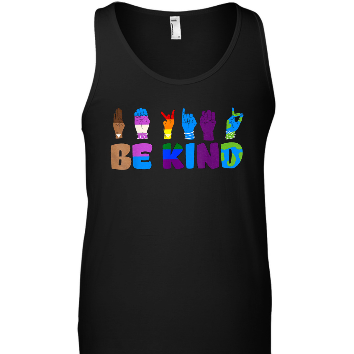 Be Kind Language BLM Racial Justice Social Equality T-Shirt