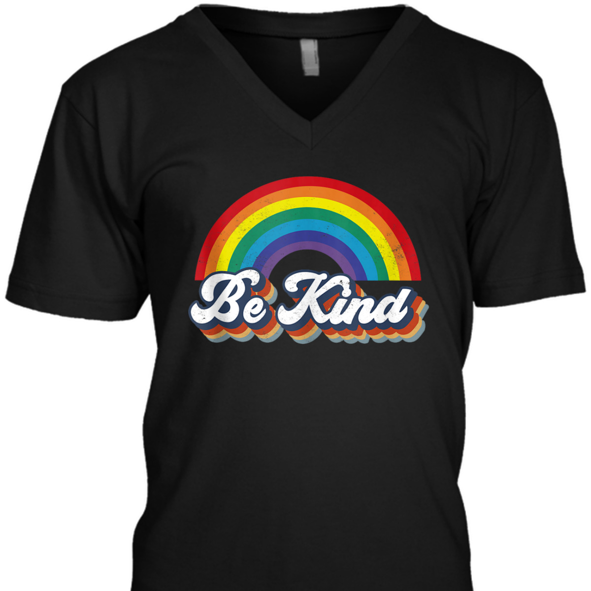 Be Kind Ally Rainbow Flag Retro LGBT Pride Month T-Shirt Be Kind Ally Rainbow Flag Retro LGBT Pride Month T-Shirt