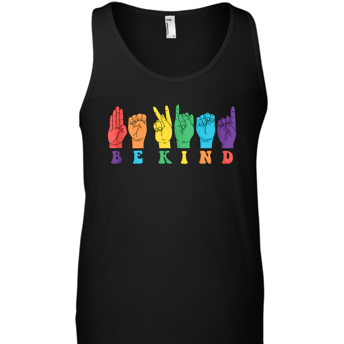 Be Kind Hand Sign Language Vintage LGBTQ Gay Pride Trans T-Shirt