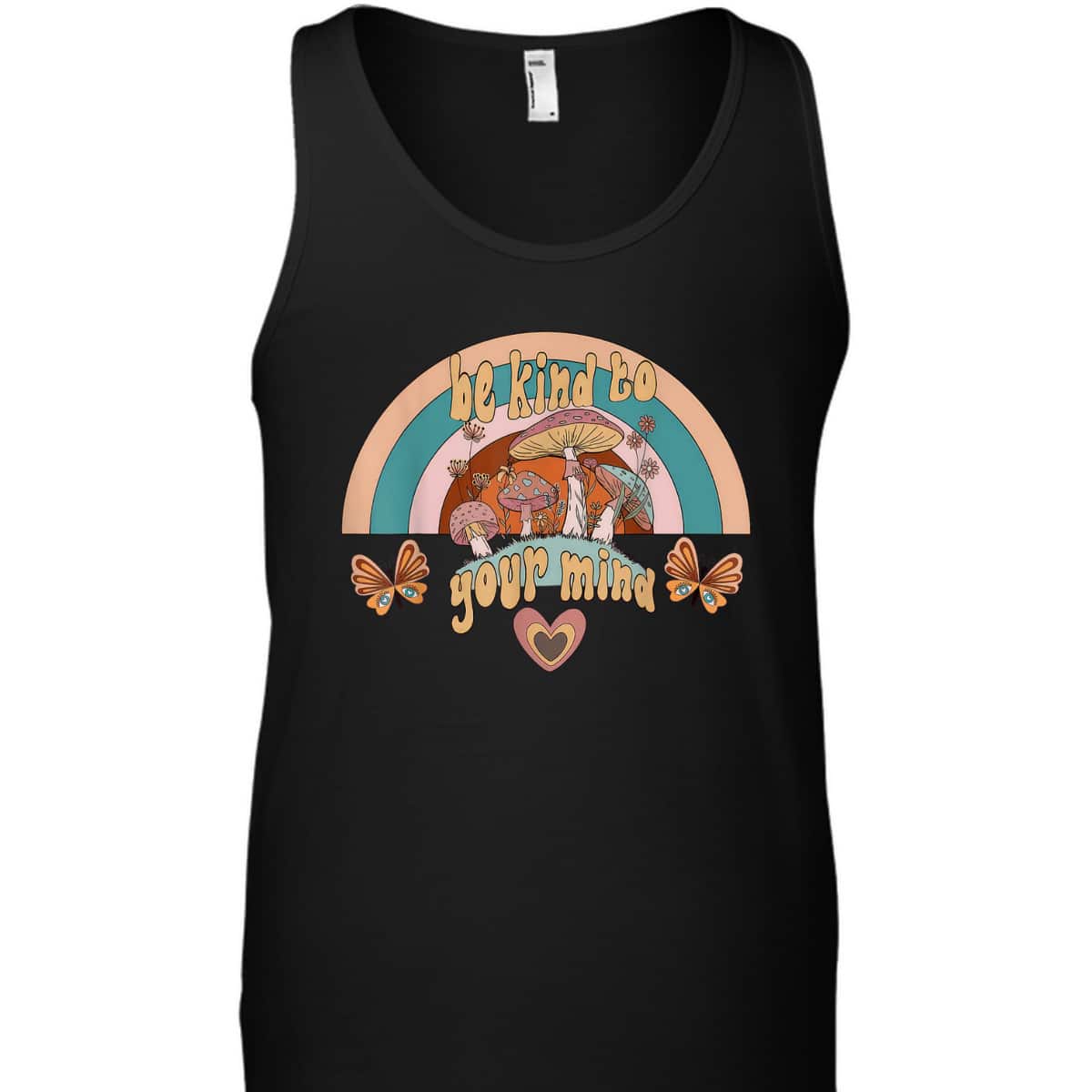 Retro Groovy Rainbow Be Kind To Your Mind 60s 70s Costume T-Shirt Retro Groovy Rainbow Be Kind To Your Mind 60s 70s Costume T-Shirt