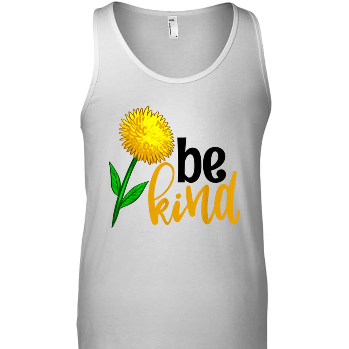 Be Kind Yellow Flower Funny Women Unique Flowers Love T-Shirt