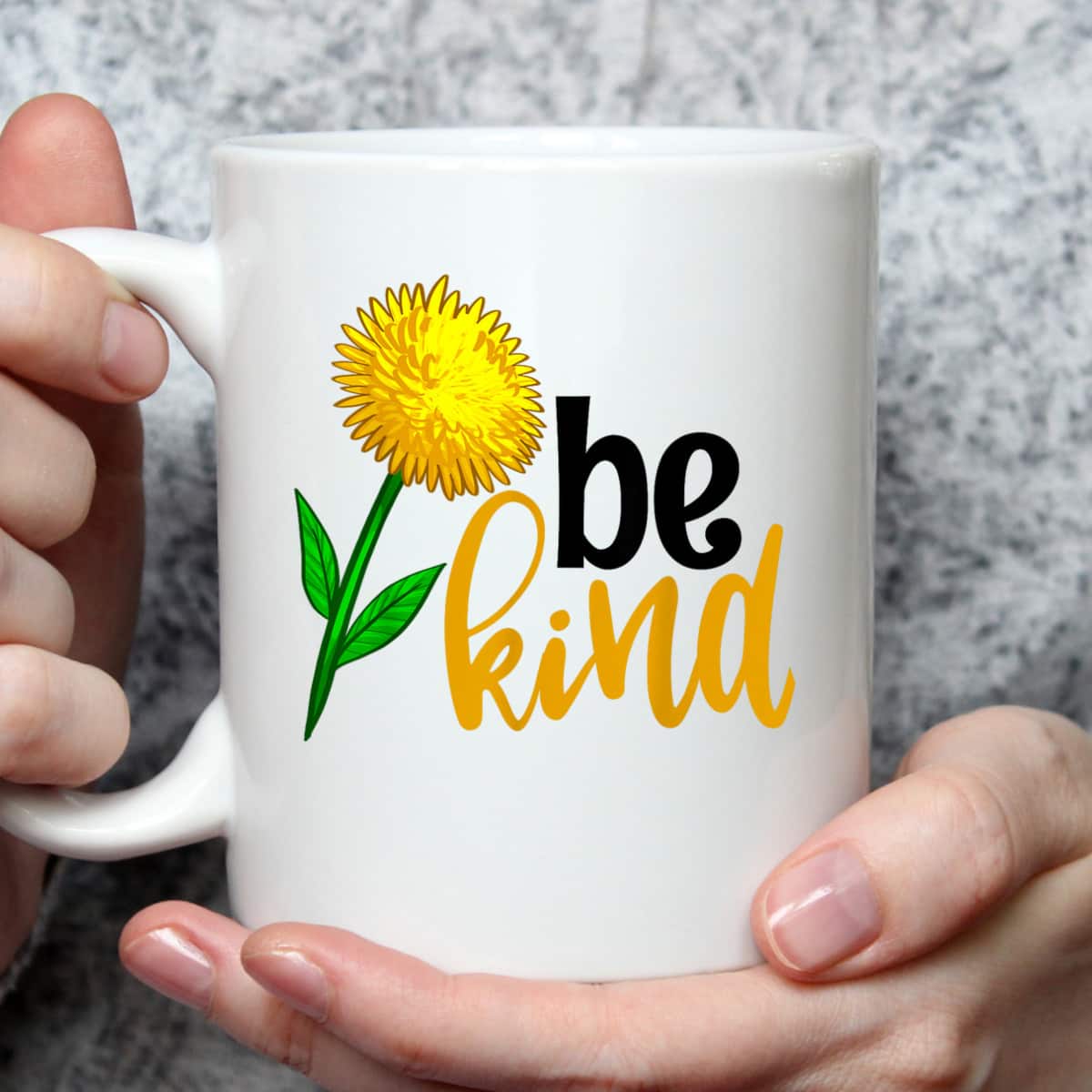 Be Kind Yellow Flower Funny Women Unique Flowers Love T-Shirt