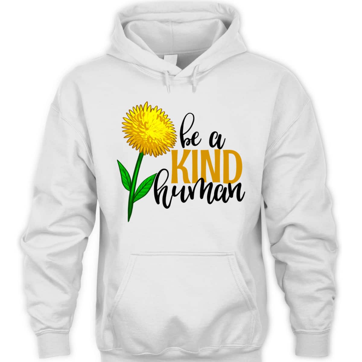 Be A Kind Human Yellow Flower Funny Men Unique Flowers Love T-Shirt Be A Kind Human Yellow Flower Funny Men Unique Flowers Love T-Shirt
