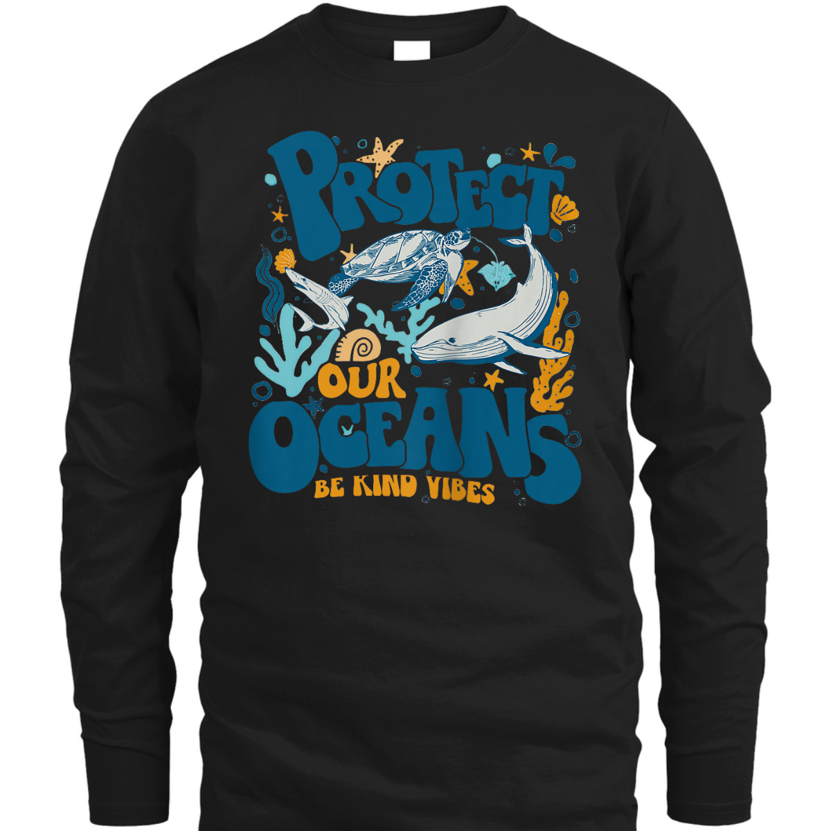 Protect Our Oceans Be Kind Vibes, Respect The Locals Back T-Shirt Protect Our Oceans Be Kind Vibes, Respect The Locals Back T-Shirt