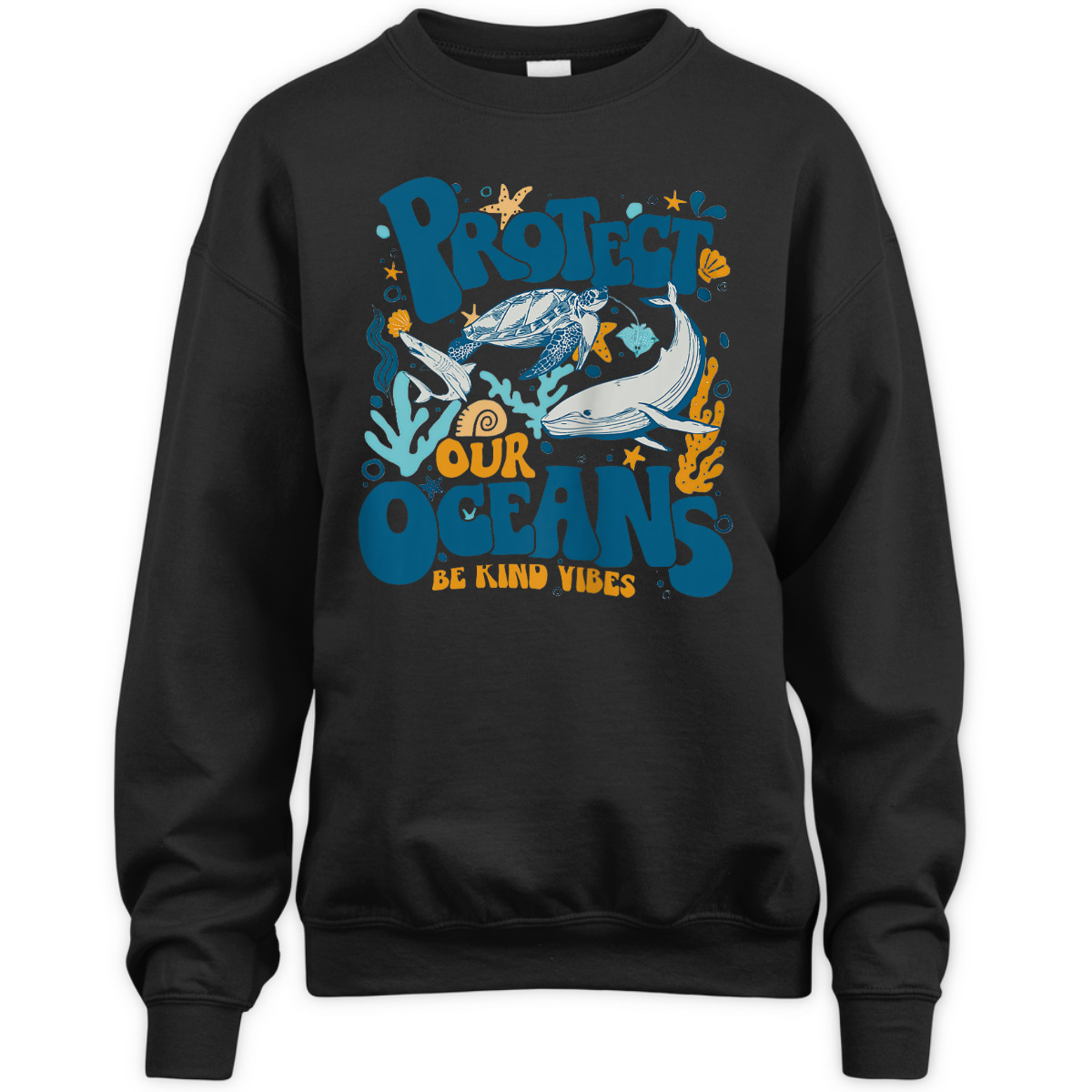 Protect Our Oceans Be Kind Vibes, Respect The Locals Back T-Shirt