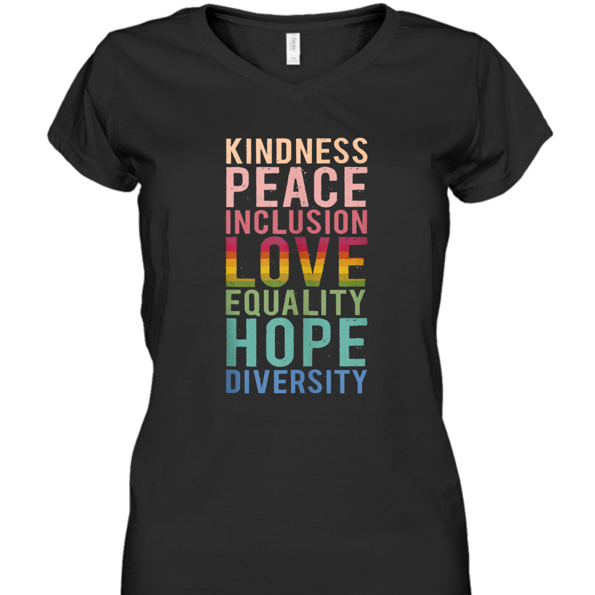 Spread Kindness Peace Love Hope Equality Diversity Inclusion T-Shirt