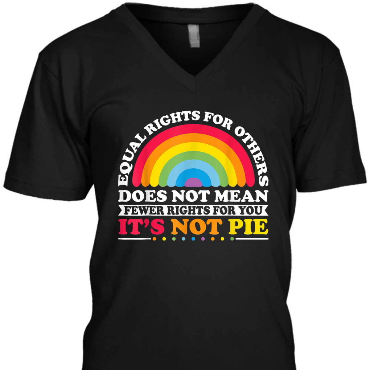 Equal Rights For Others Does Not Mean Equality Pie T-Shirt