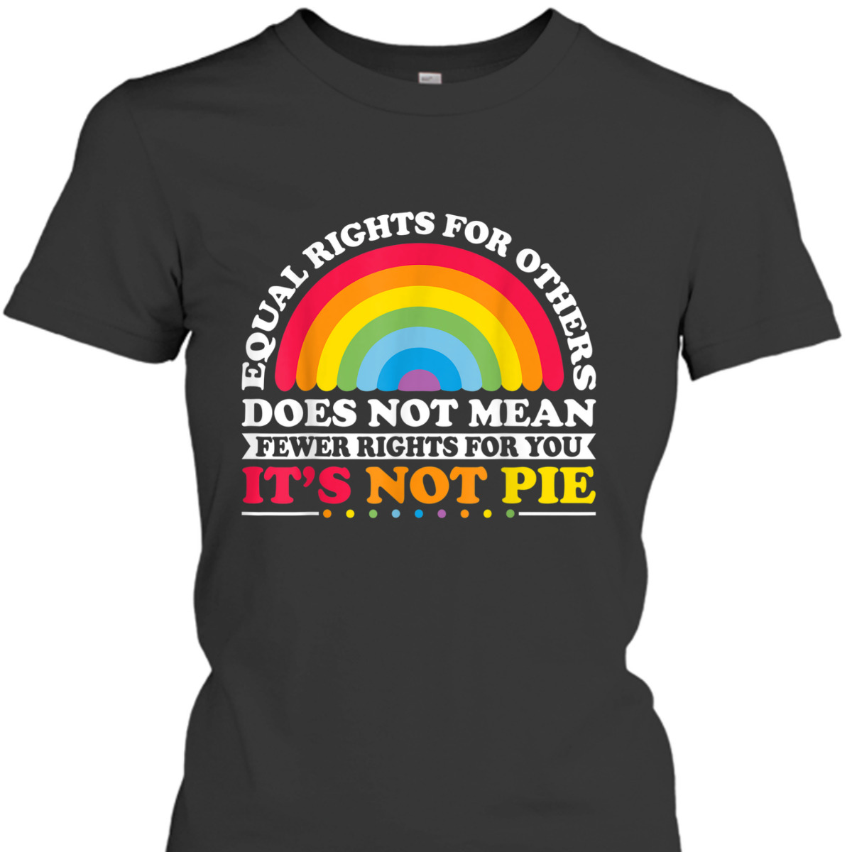 Equal Rights For Others Does Not Mean Equality Pie T-Shirt Equal Rights For Others Does Not Mean Equality Pie T-Shirt