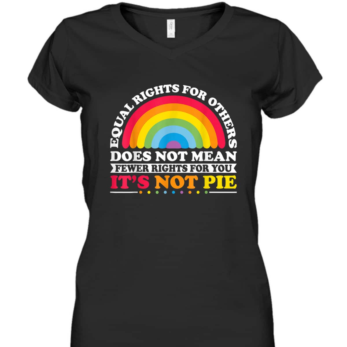Equal Rights For Others Does Not Mean Equality Pie T-Shirt