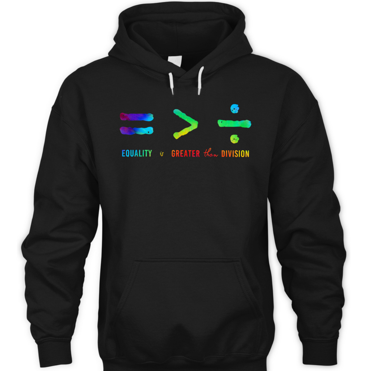 Equality Is Greater Than Division Social Justice Math Symbol T-Shirt Equality Is Greater Than Division Social Justice Math Symbol T-Shirt