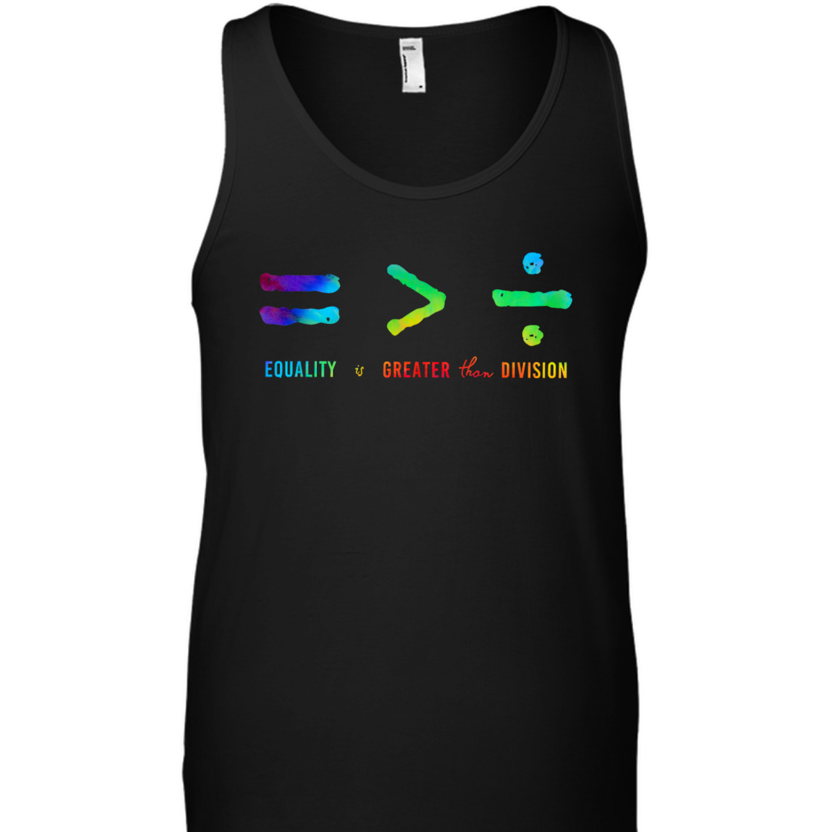 Equality Is Greater Than Division Social Justice Math Symbol T-Shirt Equality Is Greater Than Division Social Justice Math Symbol T-Shirt