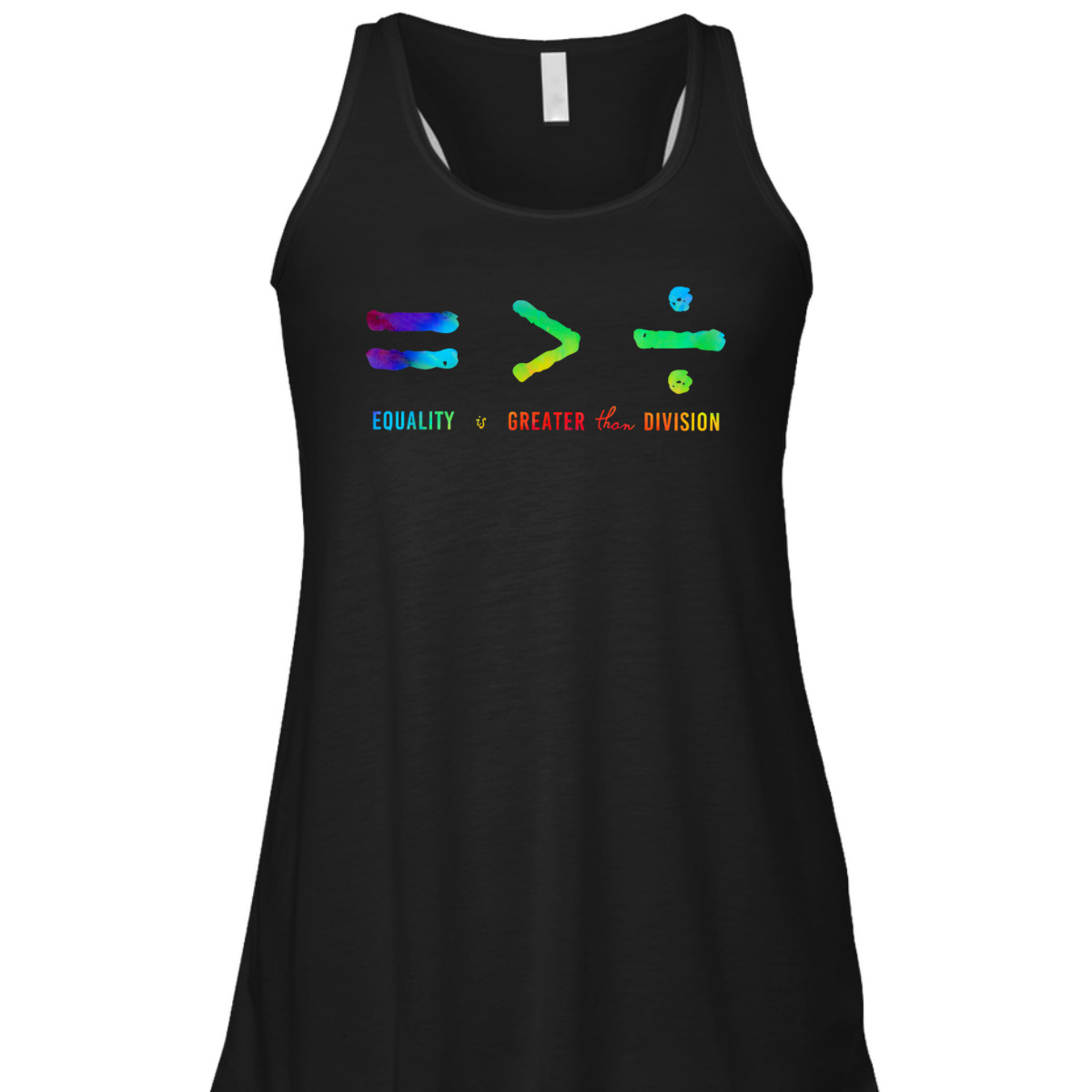 Equality Is Greater Than Division Social Justice Math Symbol T-Shirt
