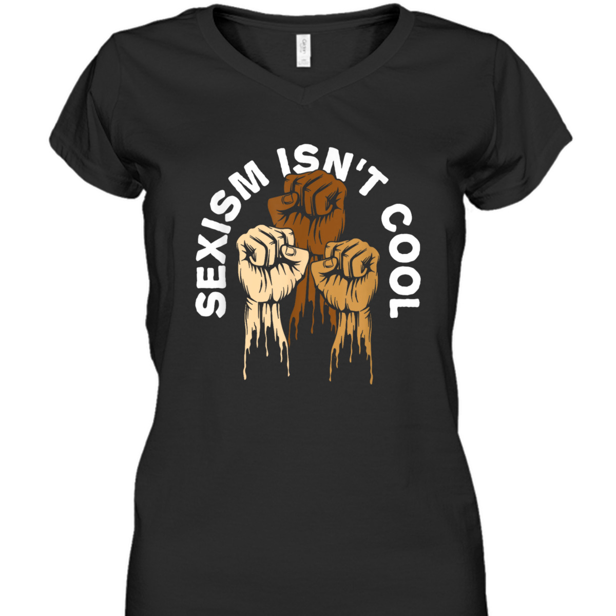Sexism Isnt Cool Anti Racist Feminist Race Equality T-Shirt