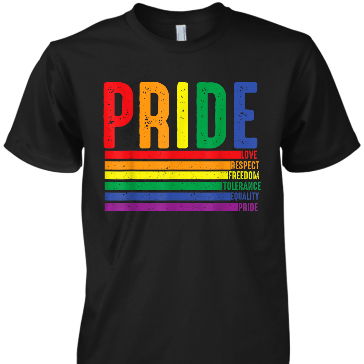 Pride Love Respect Freedom Tolerance Equality Pride Month T-Shirt