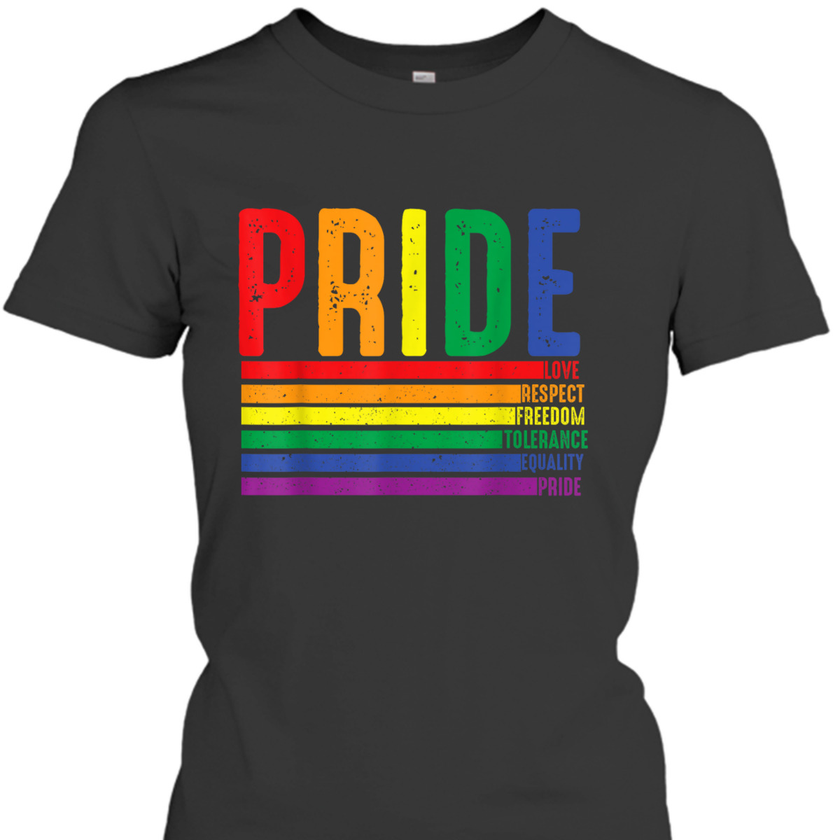 Pride Love Respect Freedom Tolerance Equality Pride Month T-Shirt