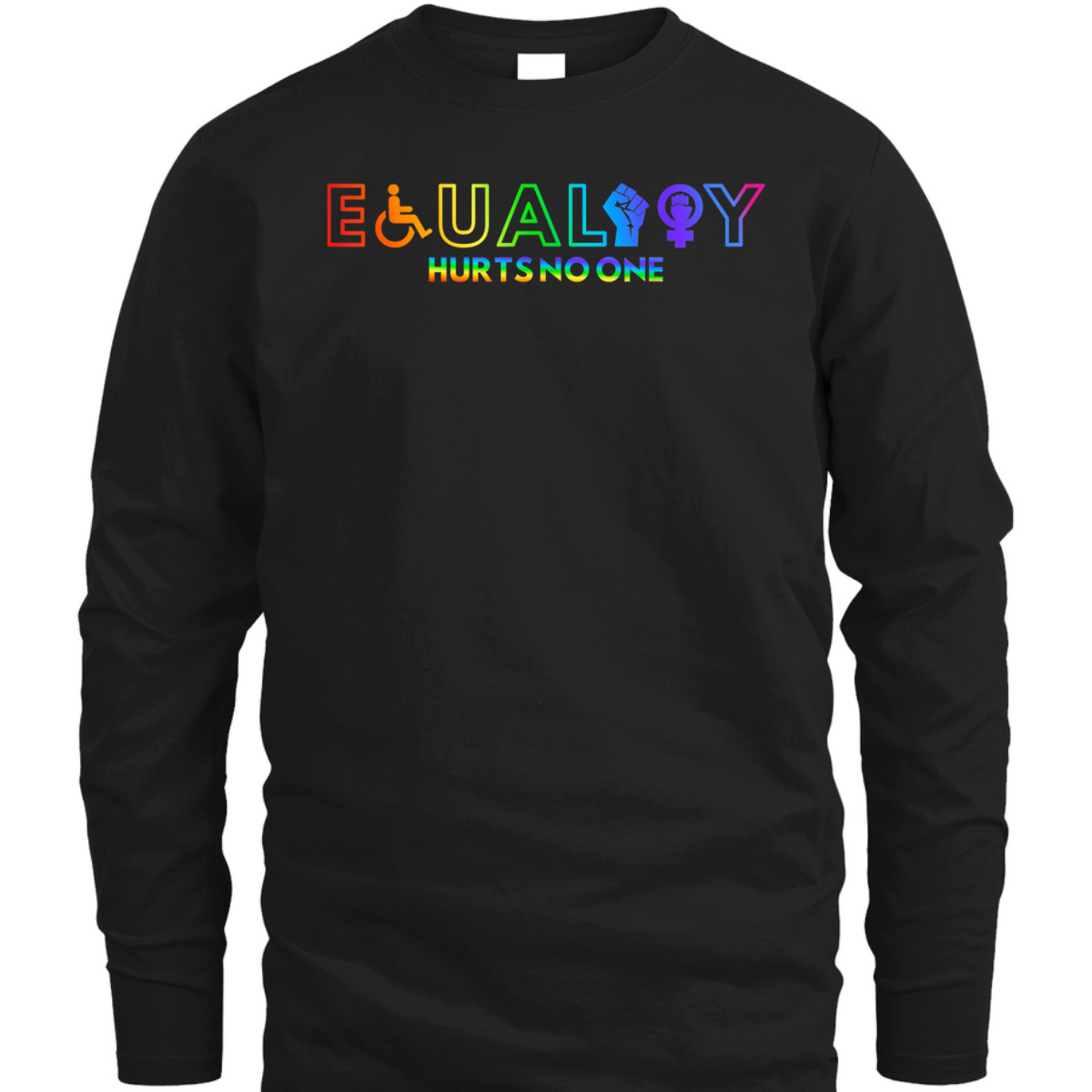 Equality Hurts No One LGBT Gay Pride Human Rights T-Shirt