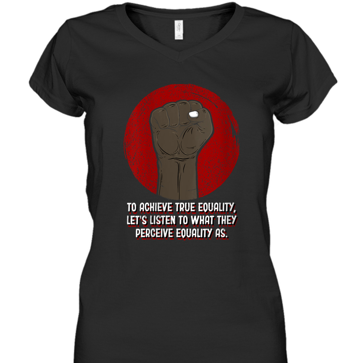 Womens To Achieve Equality Humanity Anti Racist Kindness T-Shirt