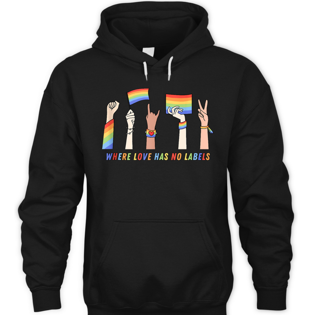 Where Love Has No Labels Rainbow Equality LGBTQ Pride Month T-Shirt Where Love Has No Labels Rainbow Equality LGBTQ Pride Month T-Shirt