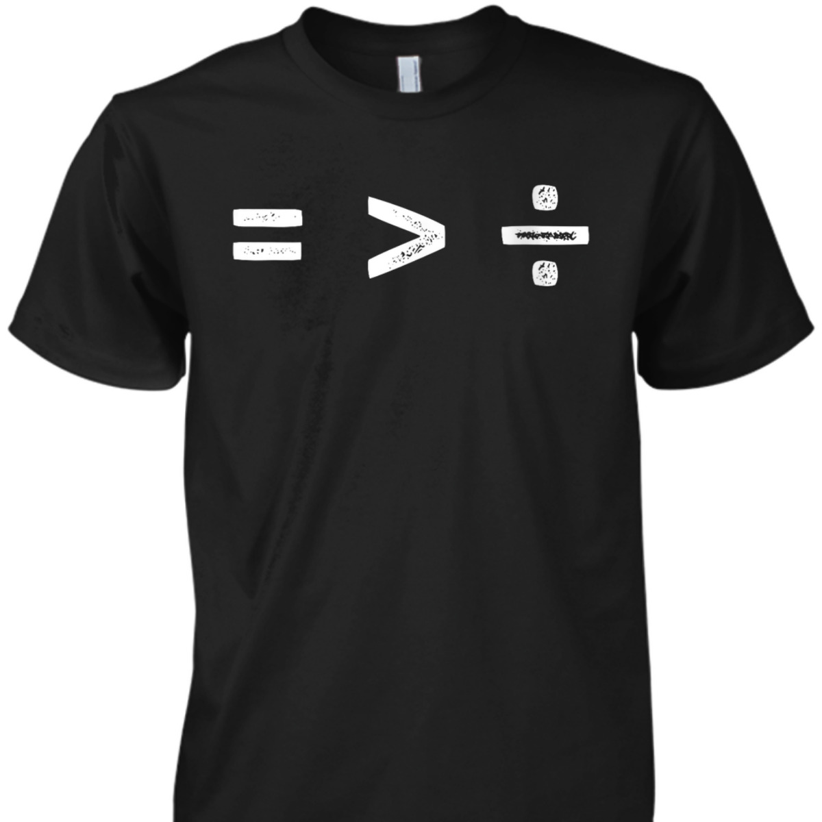 Womens Equality Is Greater Than Division Symbols Pride T-Shirt