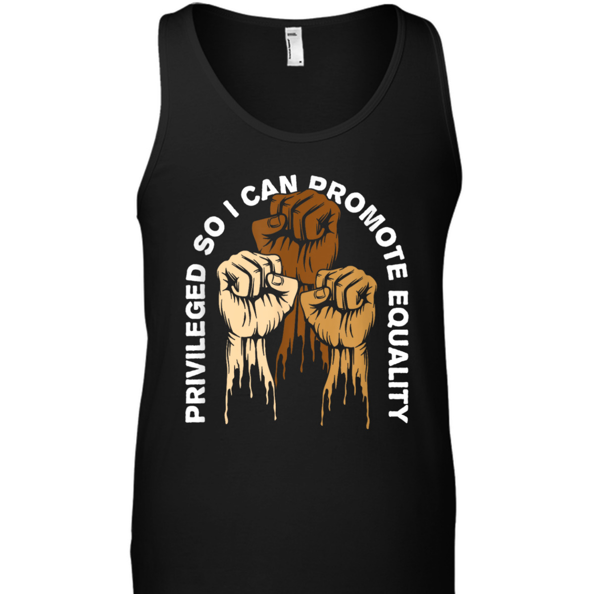 Privileged So I Can Promote Equality Anti Racist T-Shirt
