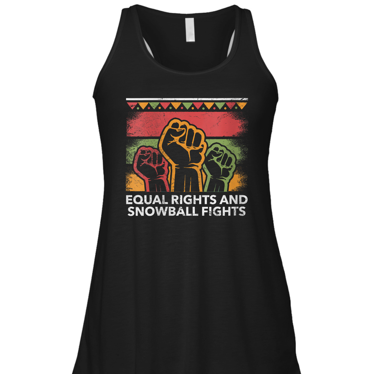Womens Equal Rights And Snowball Fights Social Justice Human Rights T-Shirt
