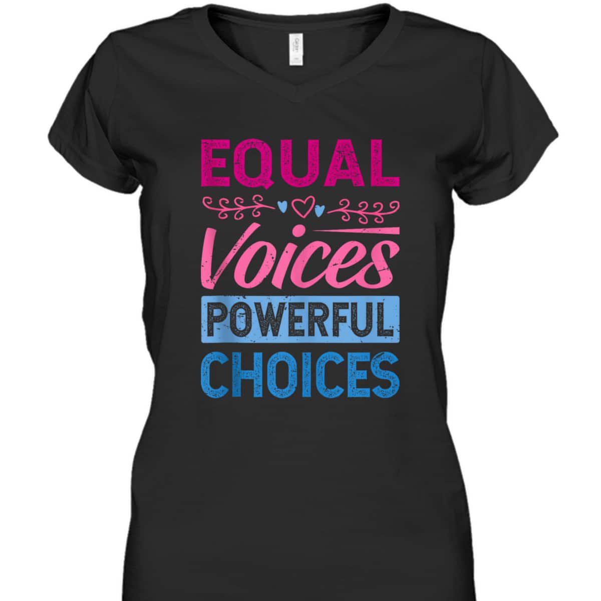 Equal Voices Powerful Choices - Equality Day T-Shirt