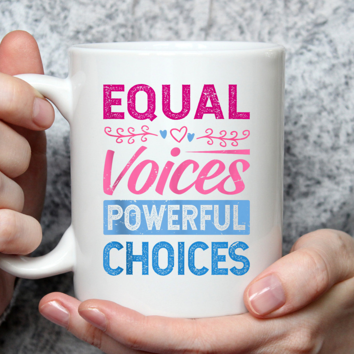 Equal Voices Powerful Choices - Equality Day T-Shirt
